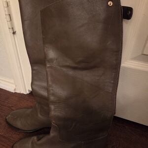 J. Crew Brown All LEATHER Riding Boots